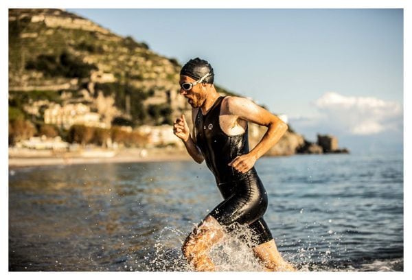 Trifonction Triathlon Manches Courtes Rogelli Florida - Enfant - Noir