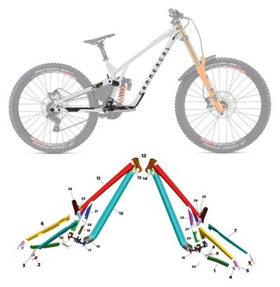 COMMENCAL SUPREME DH V5 - 2023 - M - GLOSSY