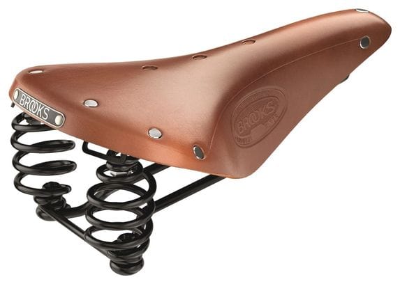 Brooks England Selle vélo B396 Flyer homme miel