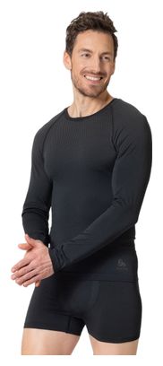Camiseta Manches Longues Odlo Performance Light Eco Noir XL