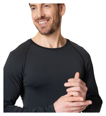 Odlo Performance Light Eco Longsleeve T-Shirt Schwarz XL