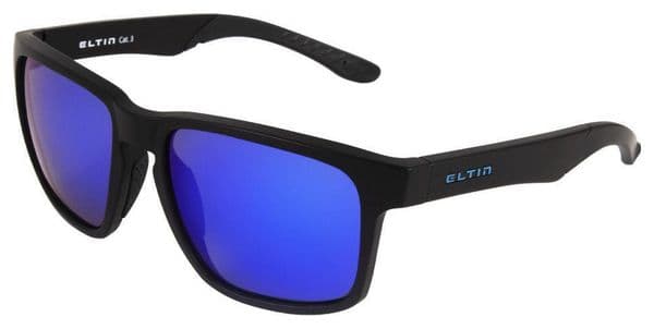 Lunettes Eltin Grant Noir Mat et Bleu