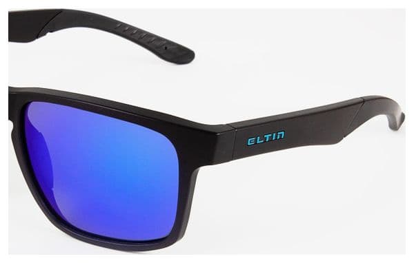 Lunettes Eltin Grant Noir Mat et Bleu