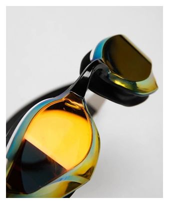 Occhialini Arena Cobra Edge Swipe Mirrored Giallo Bianco Nero