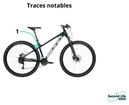 Vélo d'Exposition - VTT Semi-Rigide Sunn Tox S2 Sport Shimano Altus 8V 29'' Vert Foncé 2023