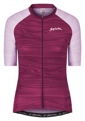 Spiuk Top Ten Women's Short Sleeve Jersey Bordeaux/Rose