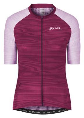 Spiuk Top Ten Maglia manica corta donna Bordeaux/Rose