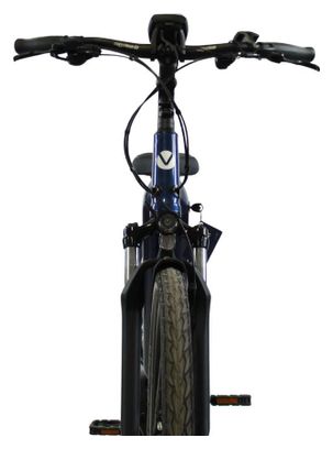 Produit reconditionné - VTC électrique Vélo de Ville AEB 490 bleu - Très bon état