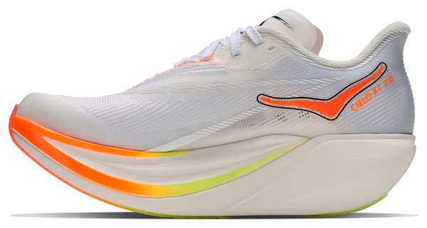 Hoka Cielo X1 3.0 hardloopschoenen, wit/oranje, unisex