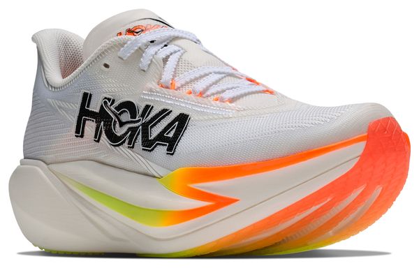 Hoka Cielo X1 3.0 hardloopschoenen, wit/oranje, unisex