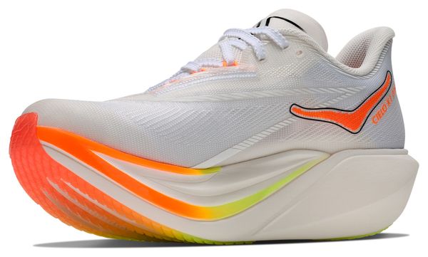 Hoka Cielo X1 3.0 hardloopschoenen, wit/oranje, unisex