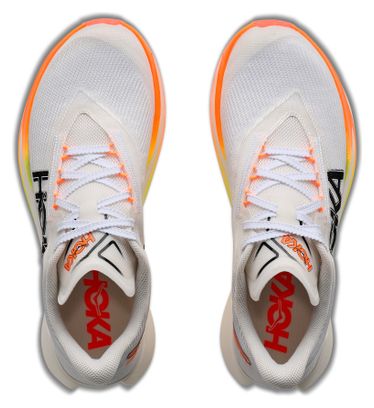 Hoka Cielo X1 3.0 hardloopschoenen, wit/oranje, unisex