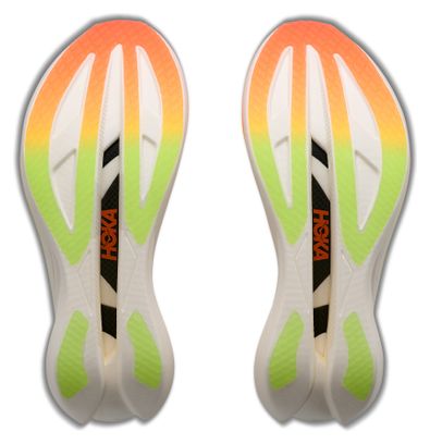 Hoka Cielo X1 3.0 hardloopschoenen, wit/oranje, unisex