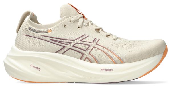 Zapatillas de running Asics Gel Nimbus 26 Beige Naranja Mujer Alltricks.es