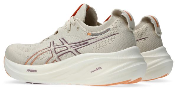 Scarpe da corsa Asics Gel-Nimbus 26 Beige/Arancione Donna