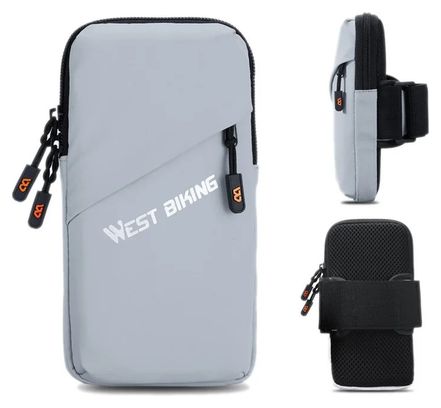 Brassard de Sport pour smartphone Running Fitness - gris