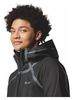 Columbia Reign No Shine Waterproof Jas Zwart