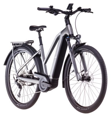 Cube Kathmandu Hybrid Pro 800 Trapezio Bicicletta ibrida elettrica Shimano Cues 11S 800 Wh 700 mm Slab Grey 2025