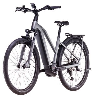 Cube Kathmandu Hybrid Pro 800 Trapezio Bicicletta ibrida elettrica Shimano Cues 11S 800 Wh 700 mm Slab Grey 2025