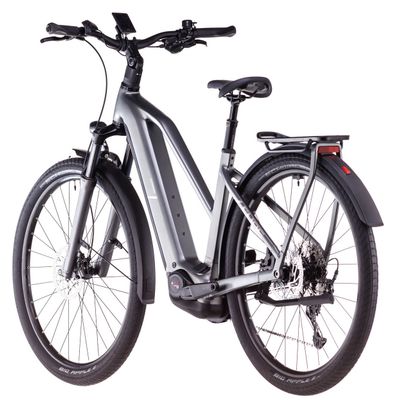 Cube Kathmandu Hybrid Pro 800 Trapezio Bicicletta ibrida elettrica Shimano Cues 11S 800 Wh 700 mm Slab Grey 2025