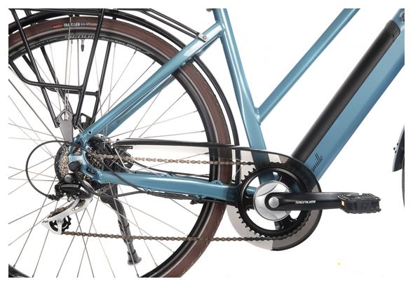 Vélo de Ville Électrique Bicyklet Camille Shimano Acera/Altus 8V 504 Wh 700 mm Bleu