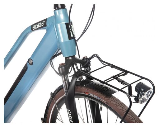 Bicicleta eléctrica urbana Bicyklet Camille Shimano Acera/Altus 8S 504 Wh 700 mm Azul