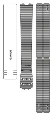 Dyedbro Frame Stripes Rahmenschutzfolie Schwarz