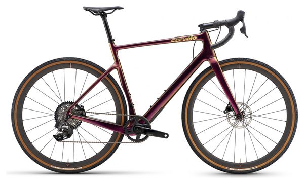 Bicicleta Gravel Cervélo Áspero Sram Rival XPLR eTap AXS 12V 700 mm Purple Sunset 2022