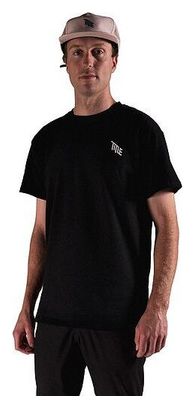Titel Essentiel Lichtgewicht Korte Mouwen T-Shirt Zwart