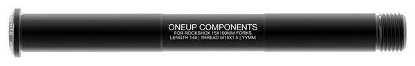 OneUp RockShox 15x100mm Front Axle Black