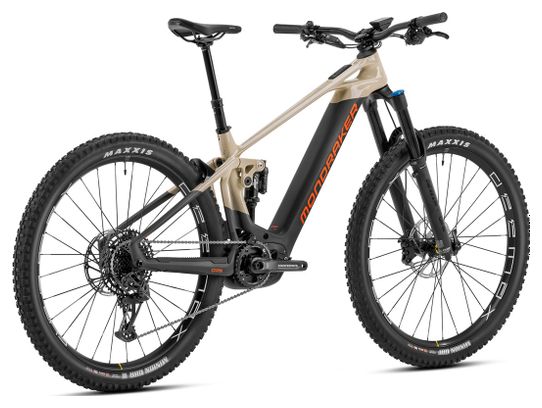 VTT Électrique Tout-Suspendu Mondraker Crafty Carbon R Sram GX/NX Eagle 12V 750 Wh 29'' Beige/Noir