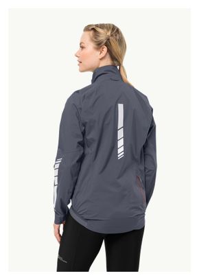Giacca impermeabile Jack Wolfskin Morobbia 2.5L Donna Grigio