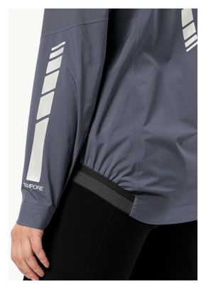 Giacca impermeabile Jack Wolfskin Morobbia 2.5L Donna Grigio