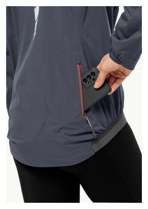 Giacca impermeabile Jack Wolfskin Morobbia 2.5L Donna Grigio