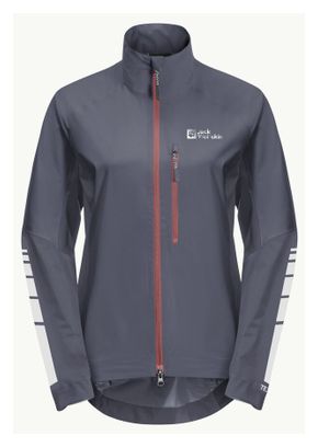 Giacca impermeabile Jack Wolfskin Morobbia 2.5L Donna Grigio