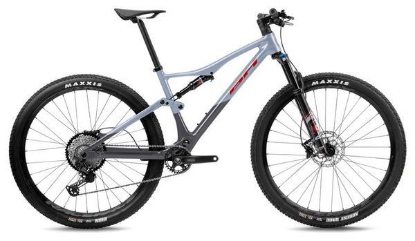 BH Lynx Race LT 6.0 Shimano Deore/XT 12V 29'' Argento/Rosso Mountain Bike a sospensione totale