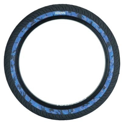 Pneu Federal Command Low Pressure 2.40 Jaune Logo Noir / Bleu 