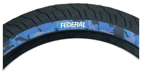 Pneu Federal Command Low Pressure 2.40 Jaune Logo Noir / Bleu 