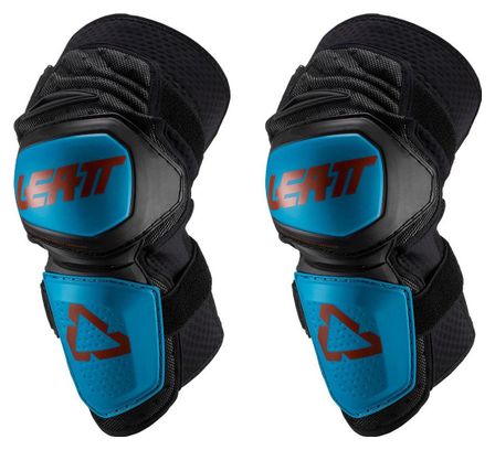 Leatt Enduro ginocchiere corte blu nero