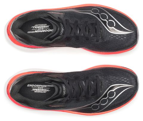 Saucony Endorphin Azura hardloopschoenen, zwart/rood, heren