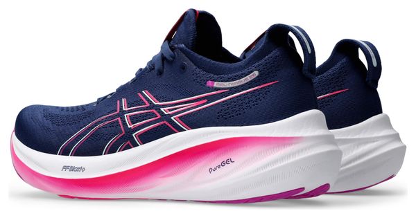 Zapatillas de running Asics Gel-Nimbus 26 azul/rosa para mujer