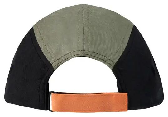 Gorra Buff Infantil Go de 5 Paneles Naranja Caqui Blanco