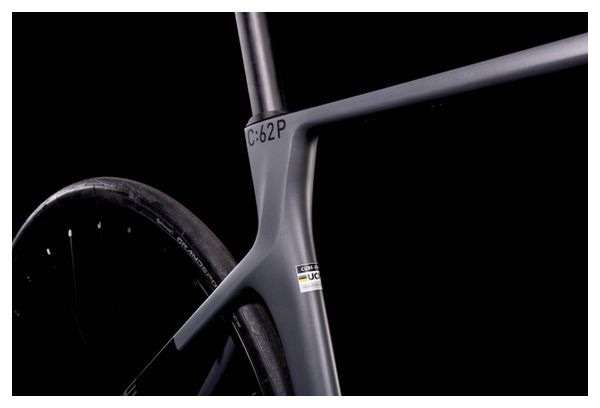 Cube Agree C:62 Pro Bici da strada Sram Rival eTap AXS 12V 700 mm Grigio Carbonio 2022