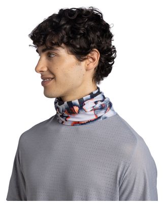 CoolNet UV Neck Gaiter Gray/Orange