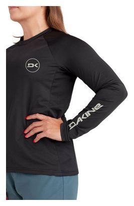Damen Dakine Vectra Langarmtrikot Schwarz