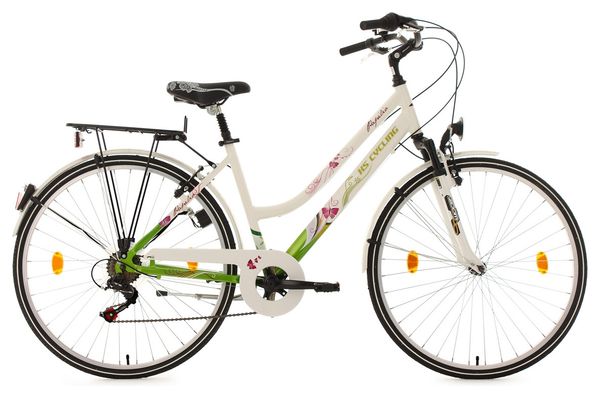 Vélo de ville femme 28'' Papilio blanc TC 48 cm KS Cycling