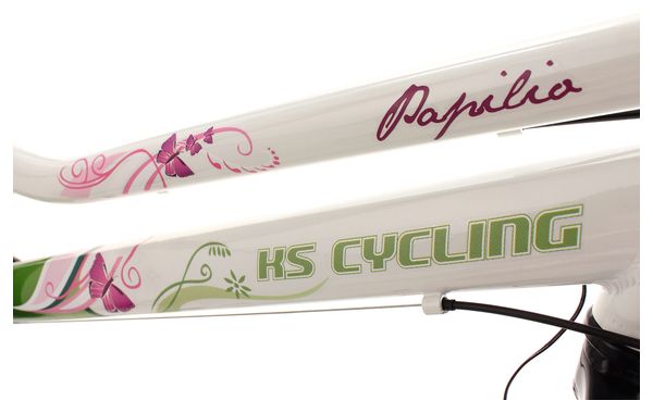 Vélo de ville femme 28'' Papilio blanc TC 48 cm KS Cycling