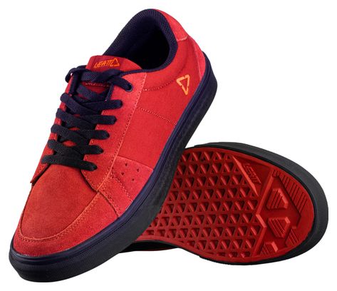 Chaussures Leatt 1.0 Flat Lava Rouge