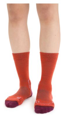 Chaussettes Mérinos Femme Icebreaker Hike+ Orange/Violet