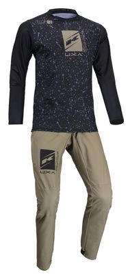 Kenny Prolight Long Sleeve Jersey Black/Khaki